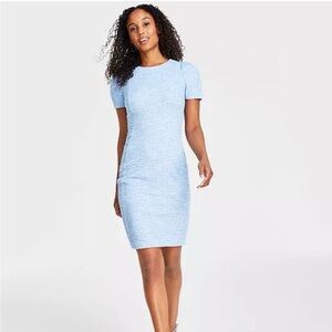 NWT Baby Blue Calvin Klein Short Sleeve Dress